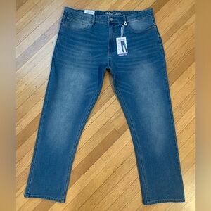 NWT IZOD Men's Comfort Stretch 5-Pocket Lite Wash Straight Fit Jeans Size 38x30